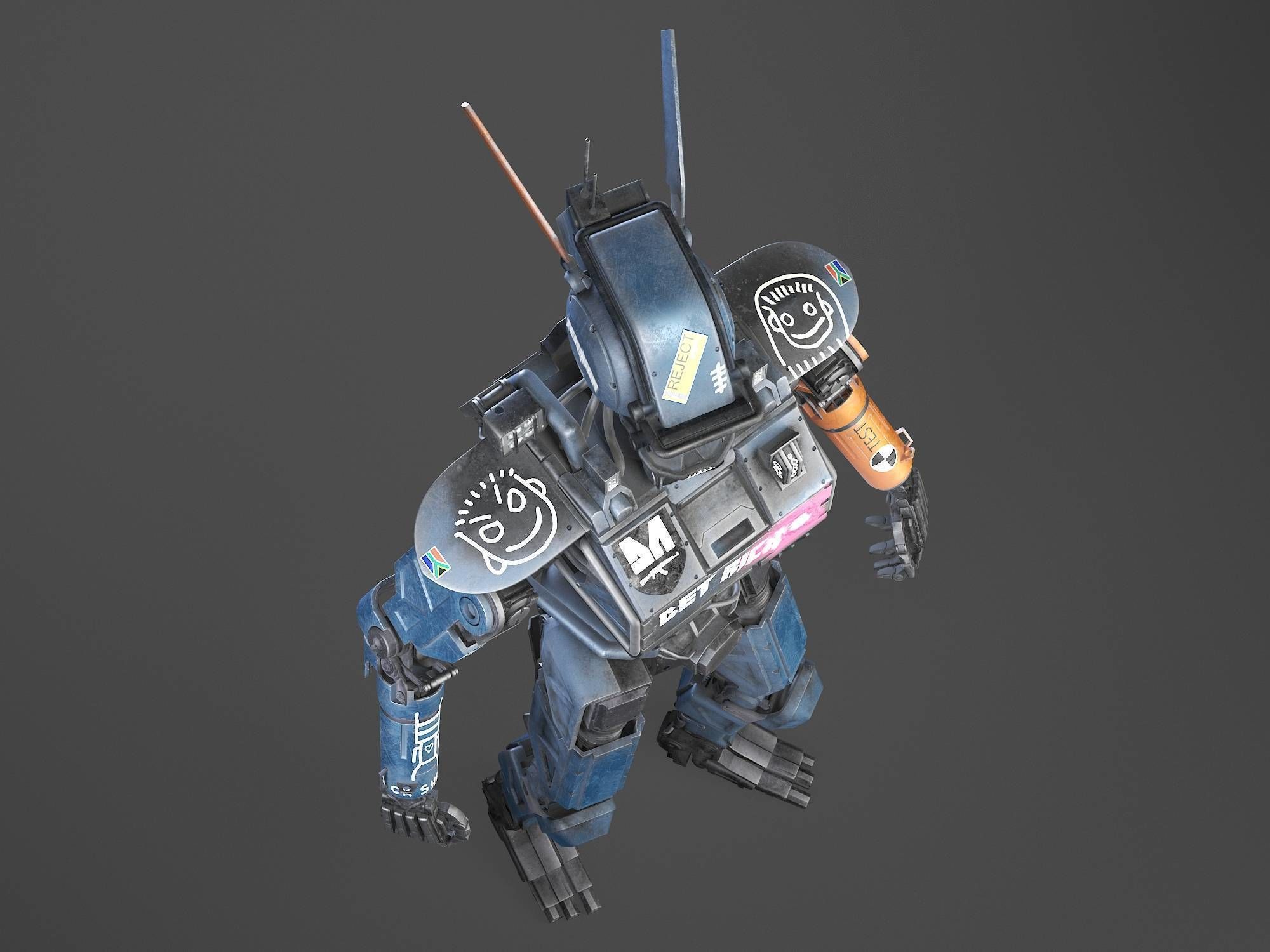 CHAPPiE Robot 3D model_14