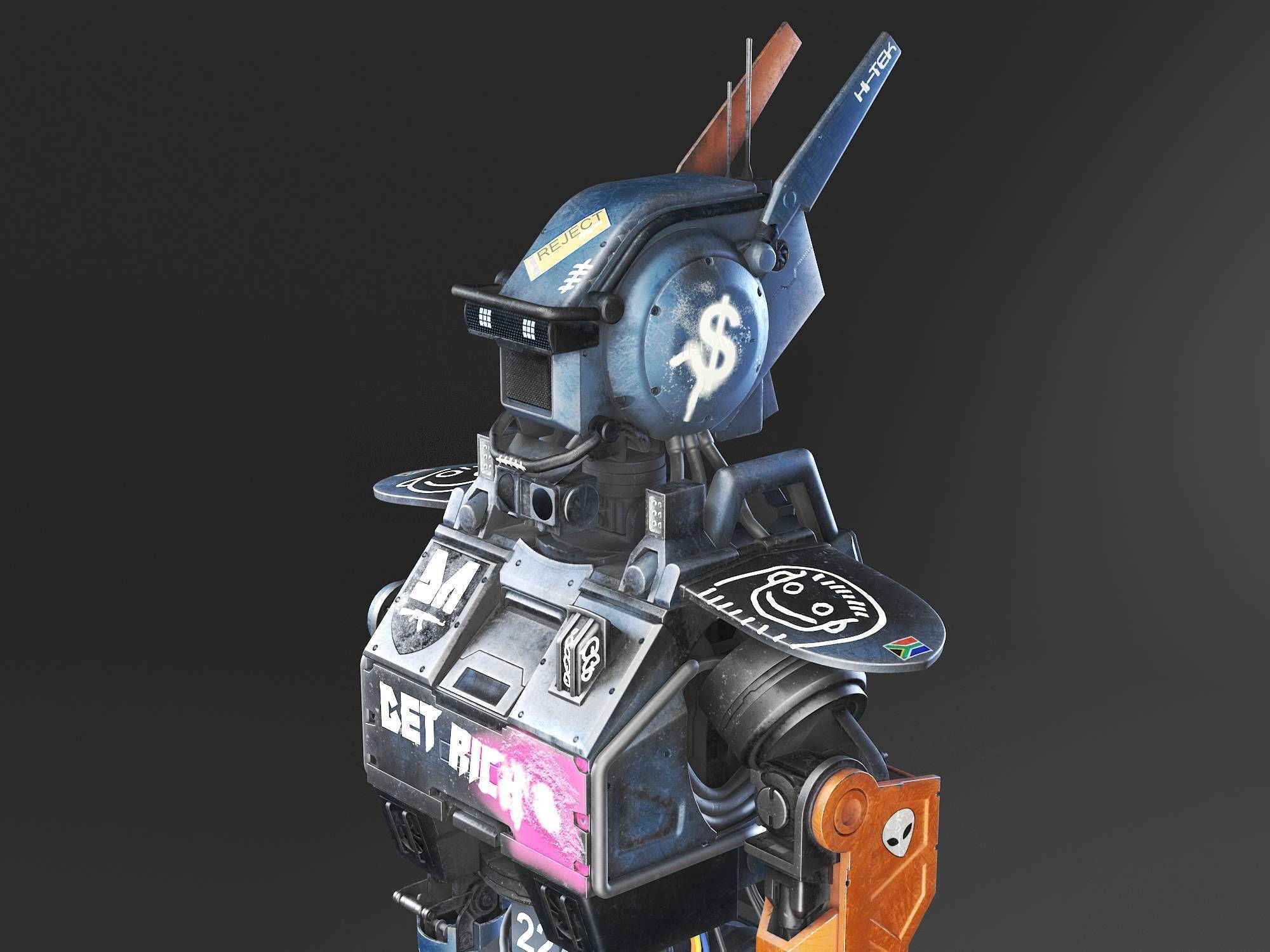CHAPPiE Robot 3D model_17