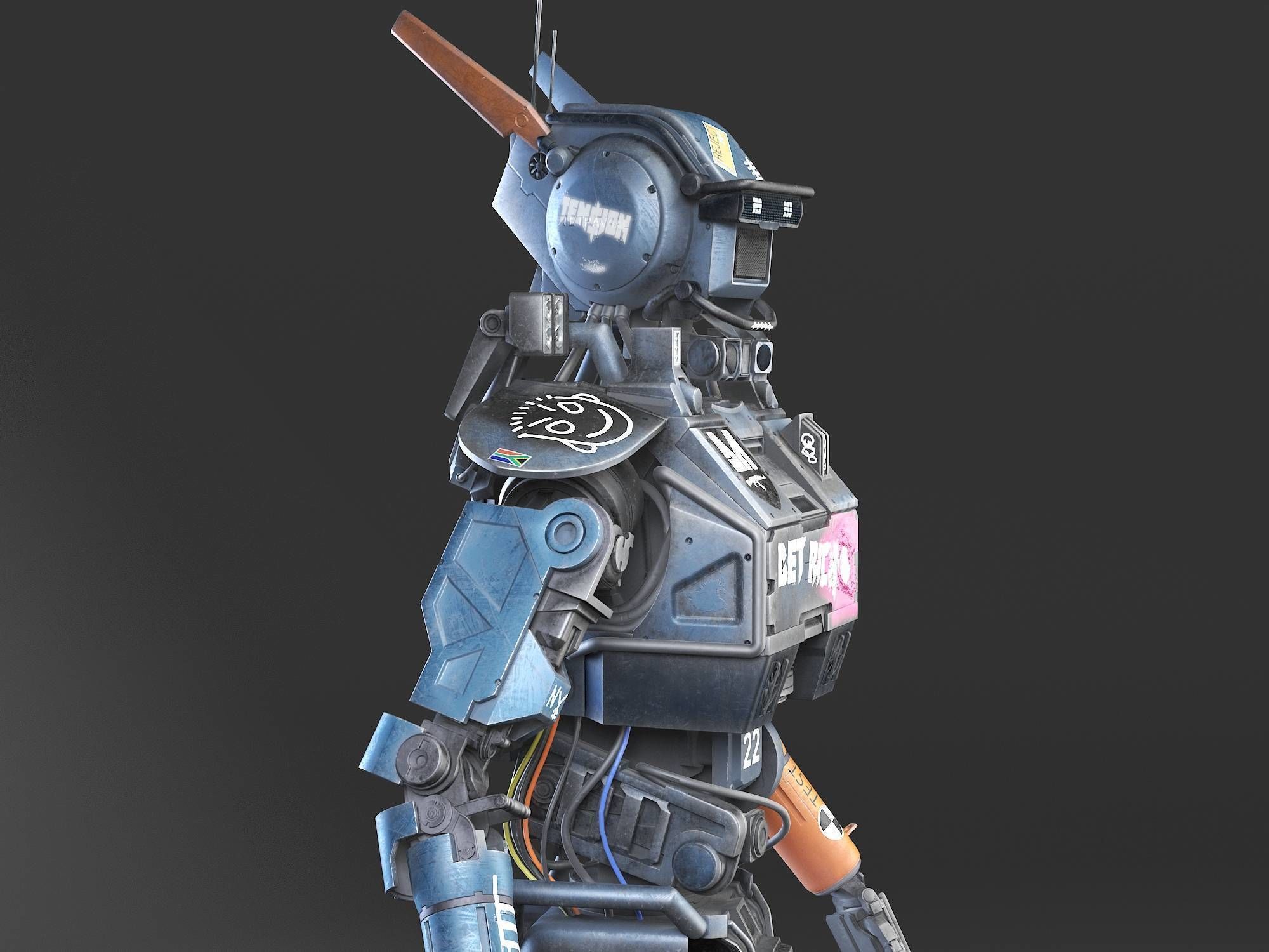 CHAPPiE Robot 3D model_12