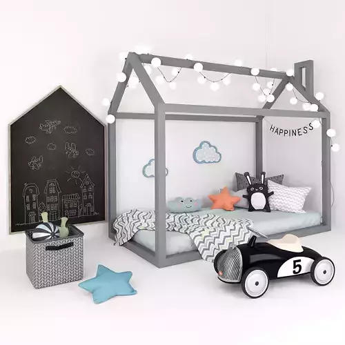 Bed - house with accessories for children 2