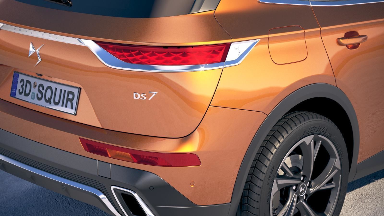 DS 7 Crossback 2018 3D model_3