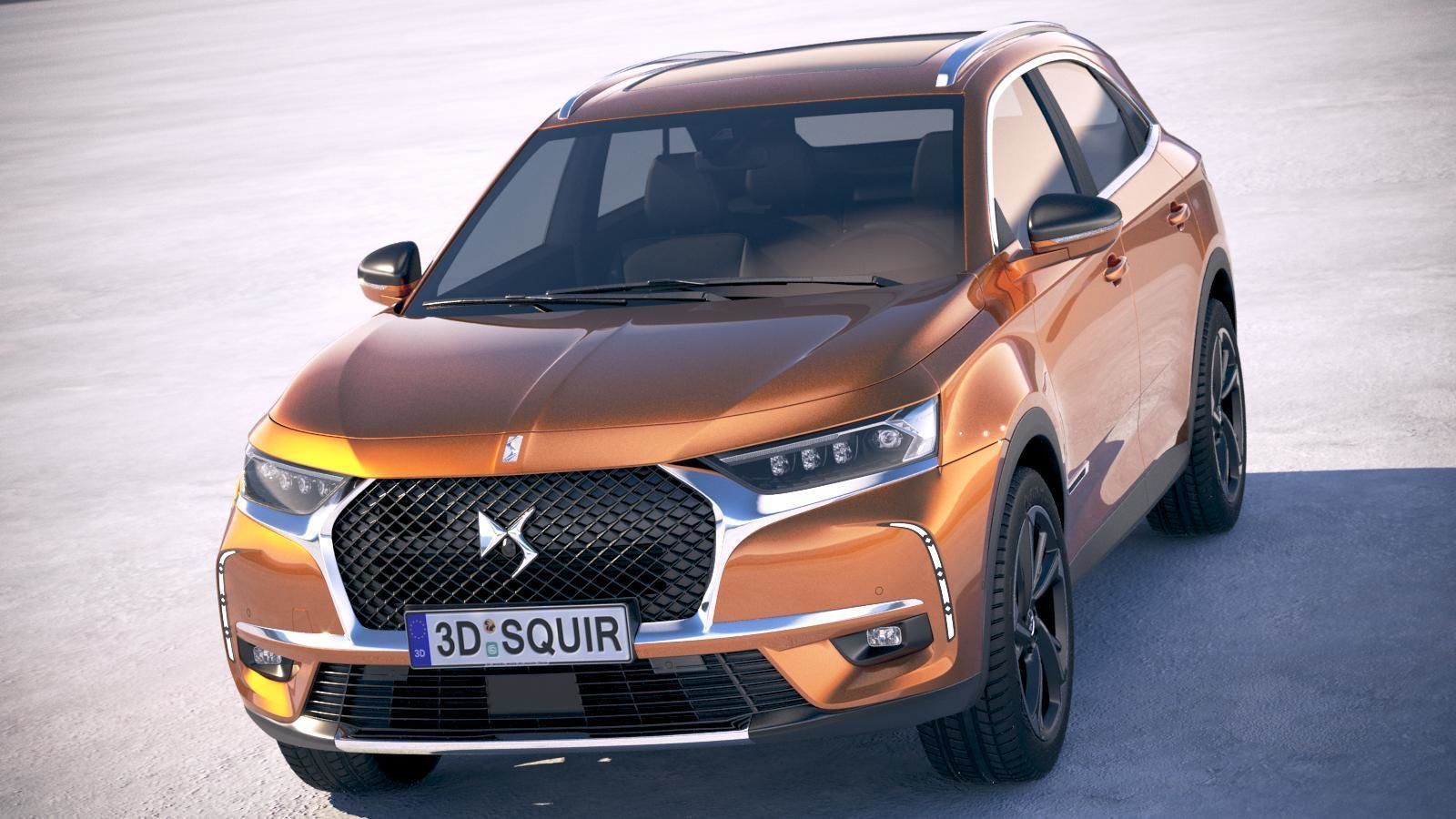 DS 7 Crossback 2018 3D model_1