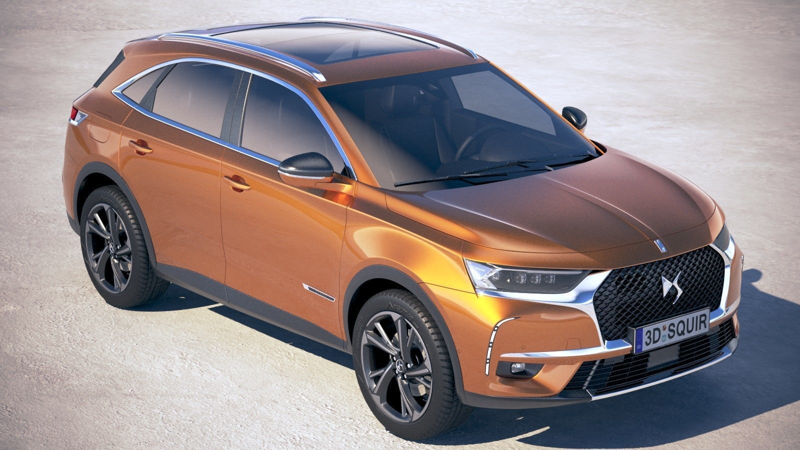 DS 7 Crossback 2018 3D model_11