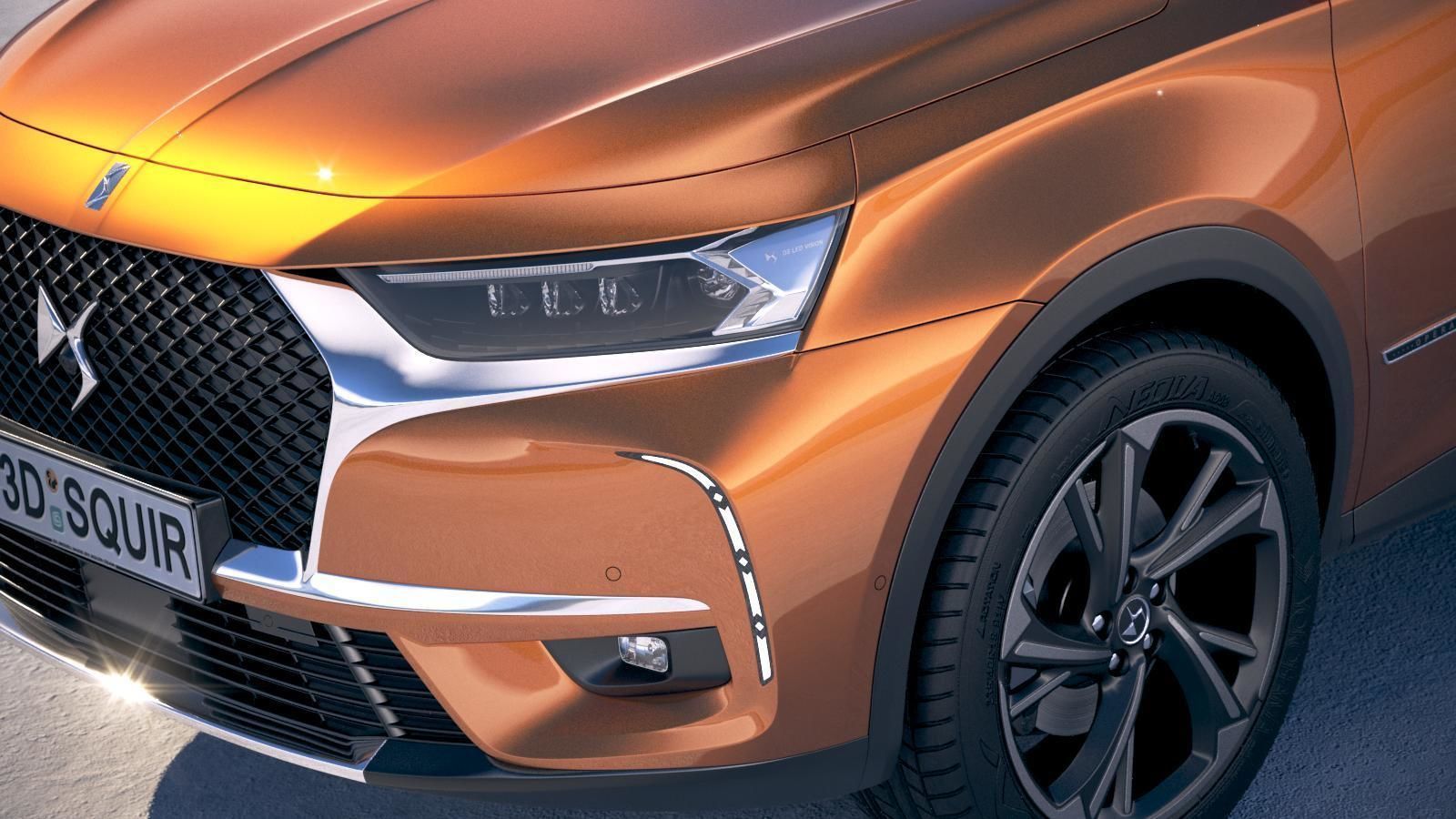 DS 7 Crossback 2018 3D model_2
