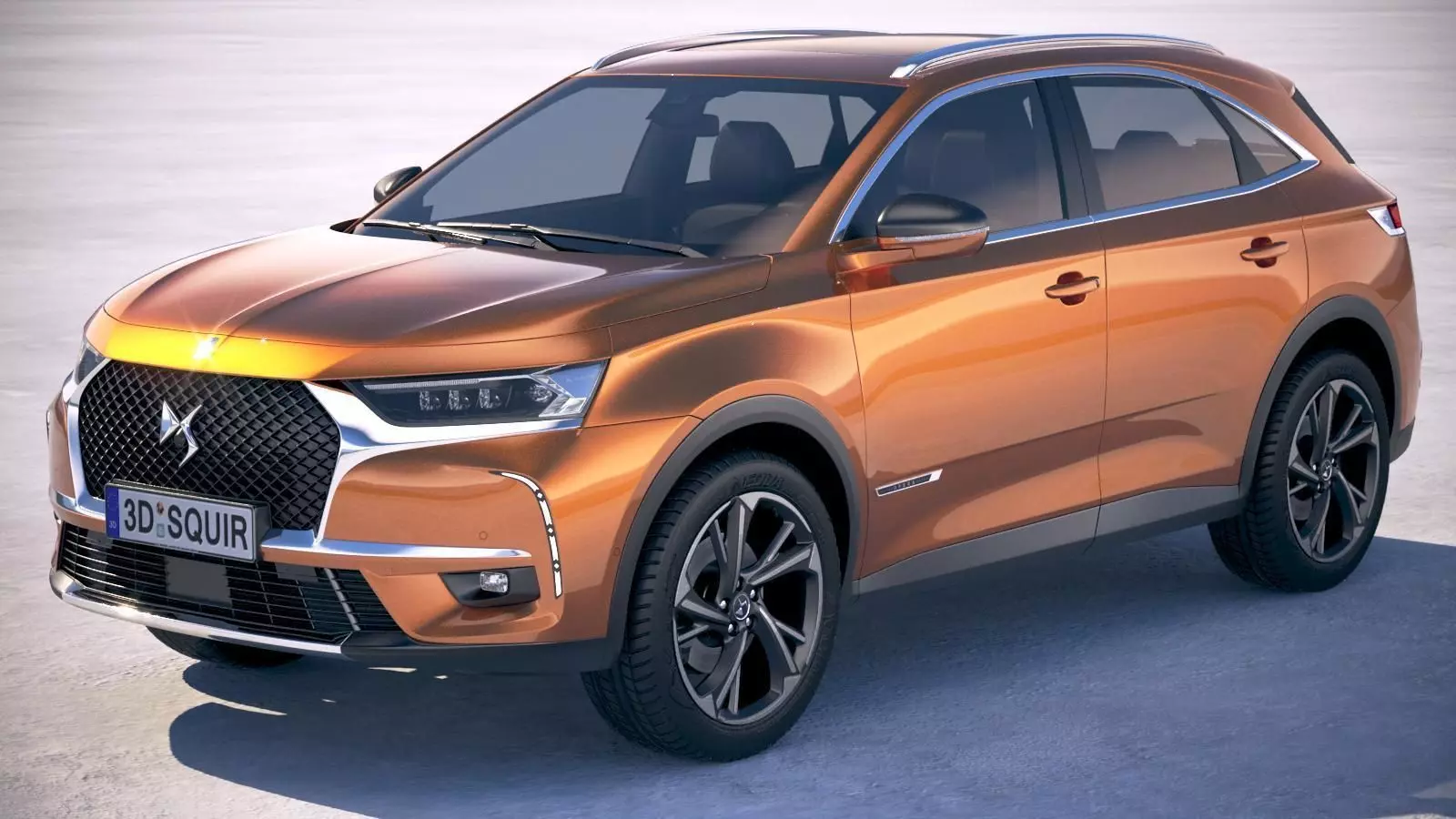 DS 7 Crossback 2018 3D model_0
