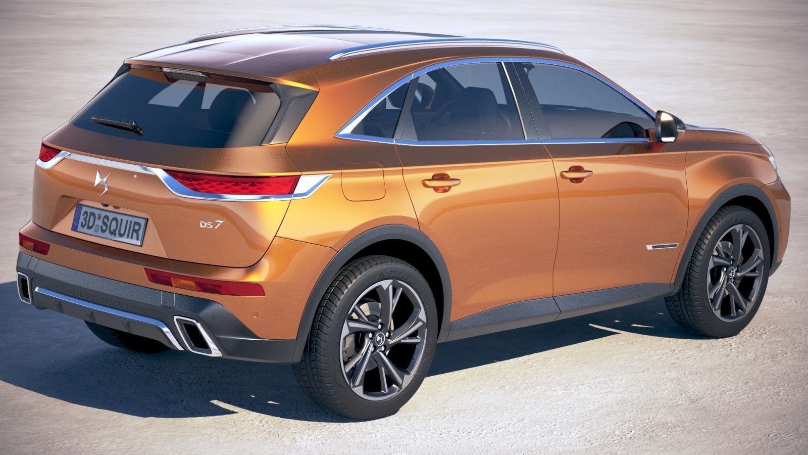 DS 7 Crossback 2018 3D model_4