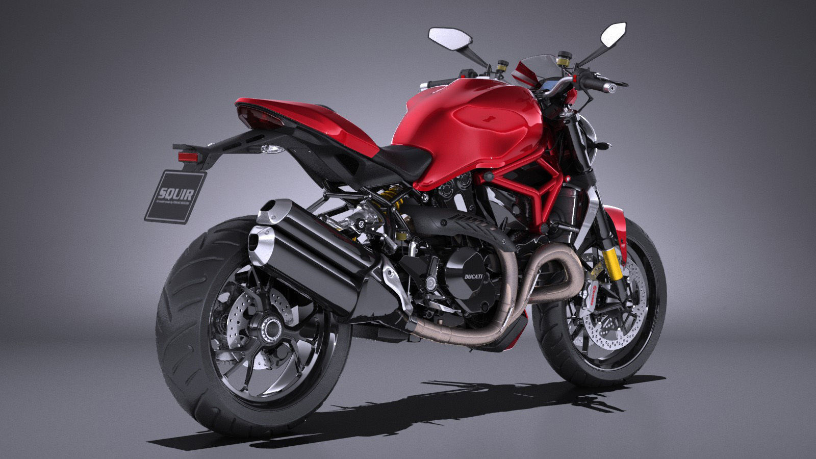 Ducati Monster 1200R 2017 3D model_5