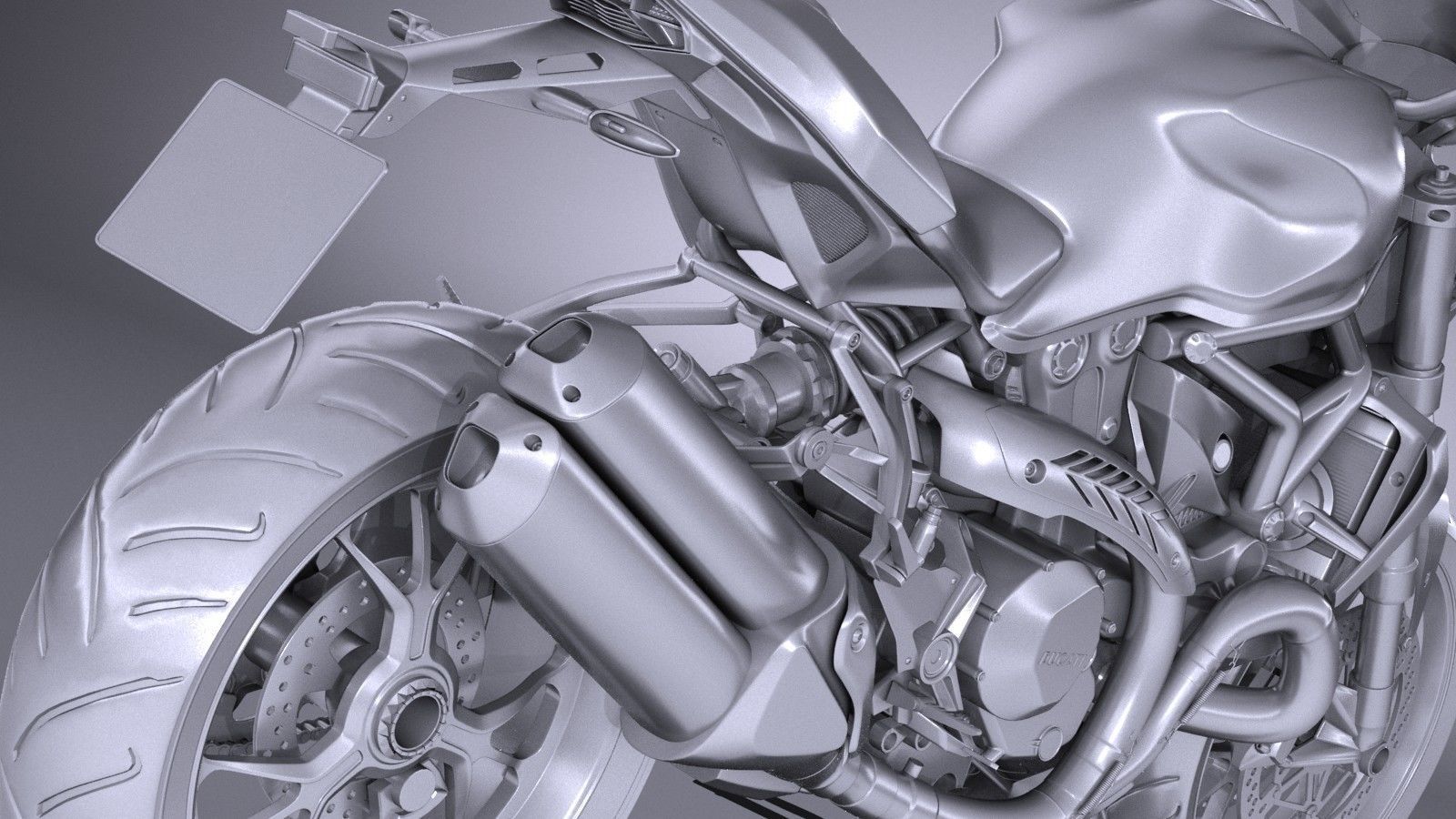 Ducati Monster 1200R 2017 3D model_11