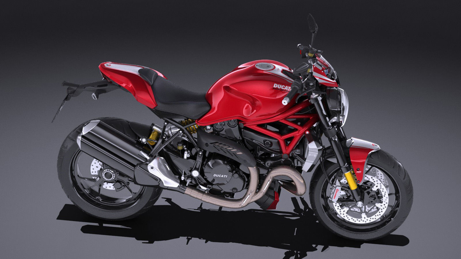 Ducati Monster 1200R 2017 3D model_8