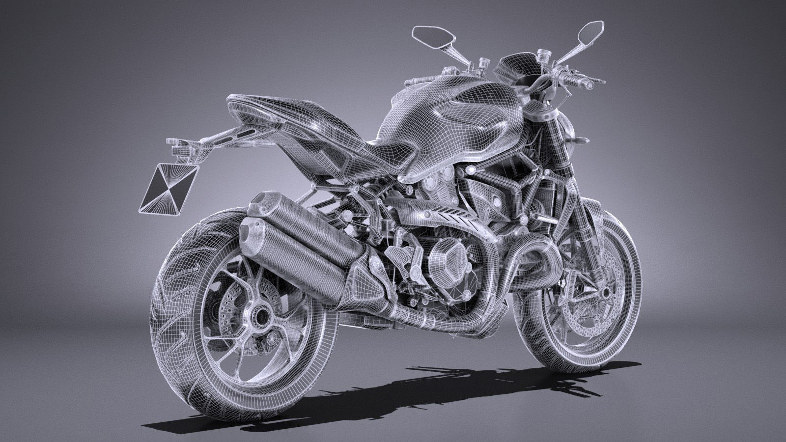 Ducati Monster 1200R 2017 3D model_14