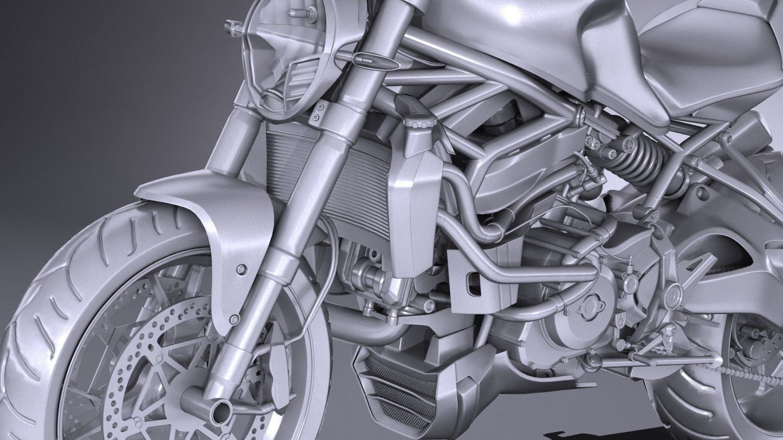 Ducati Monster 1200R 2017 3D model_10