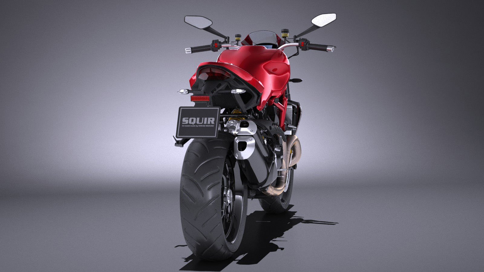 Ducati Monster 1200R 2017 3D model_4
