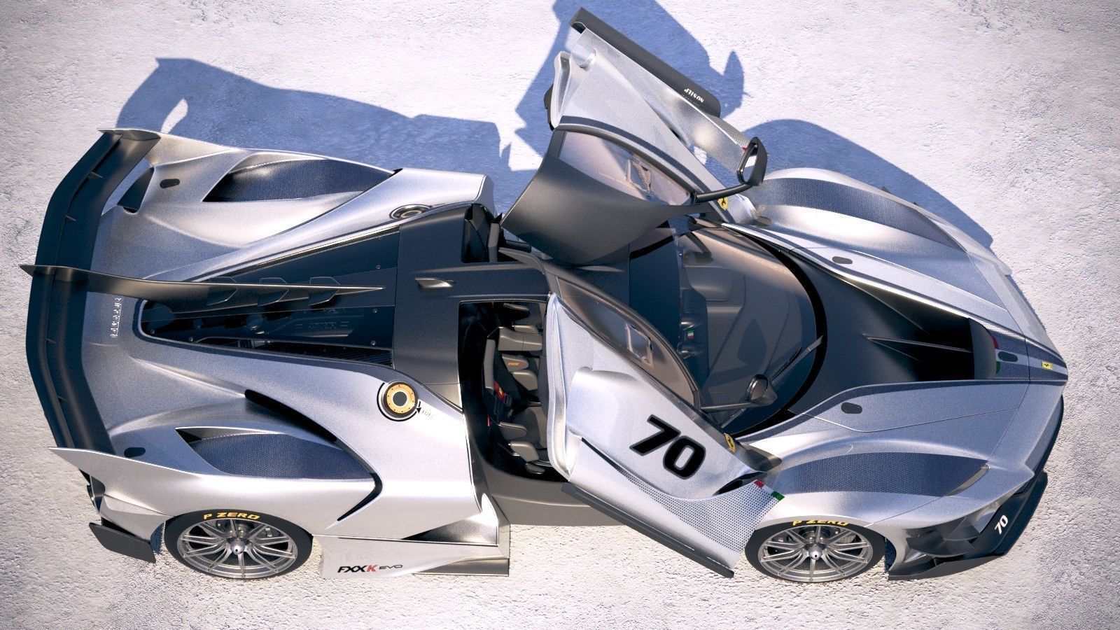 Ferrari FXX K Evo 2018 3D model_20