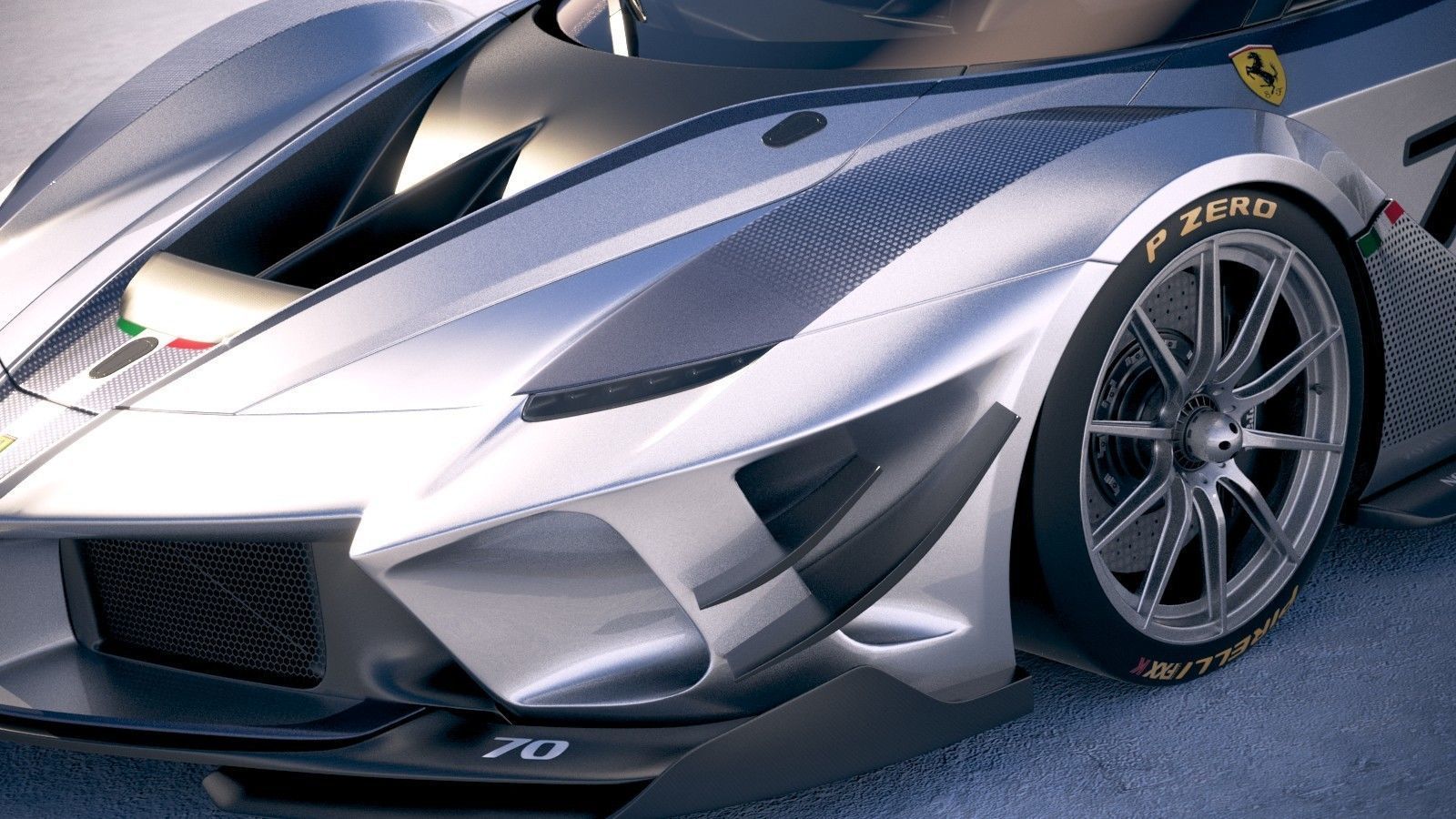 Ferrari FXX K Evo 2018 3D model_2