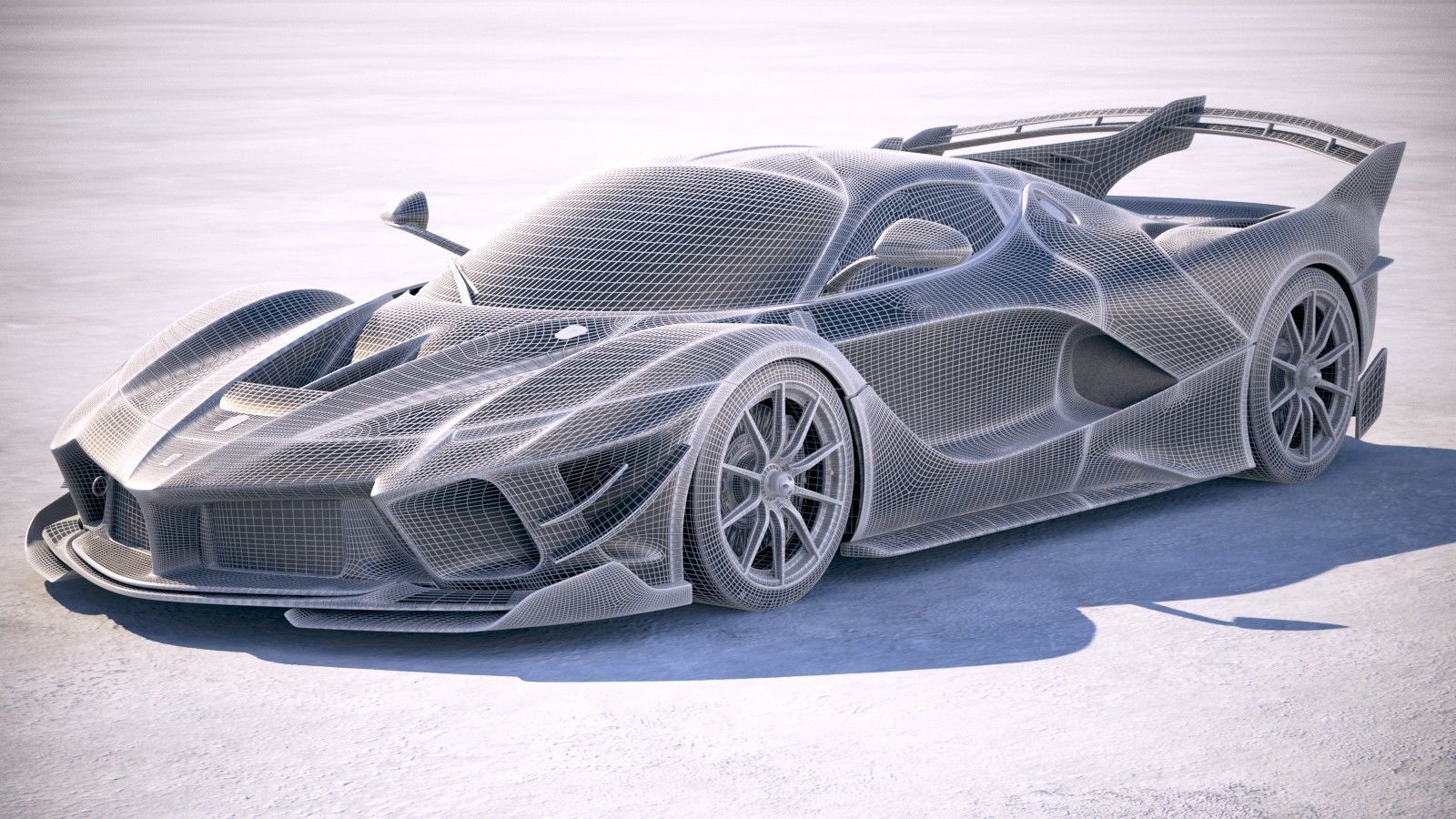Ferrari FXX K Evo 2018 3D model_24
