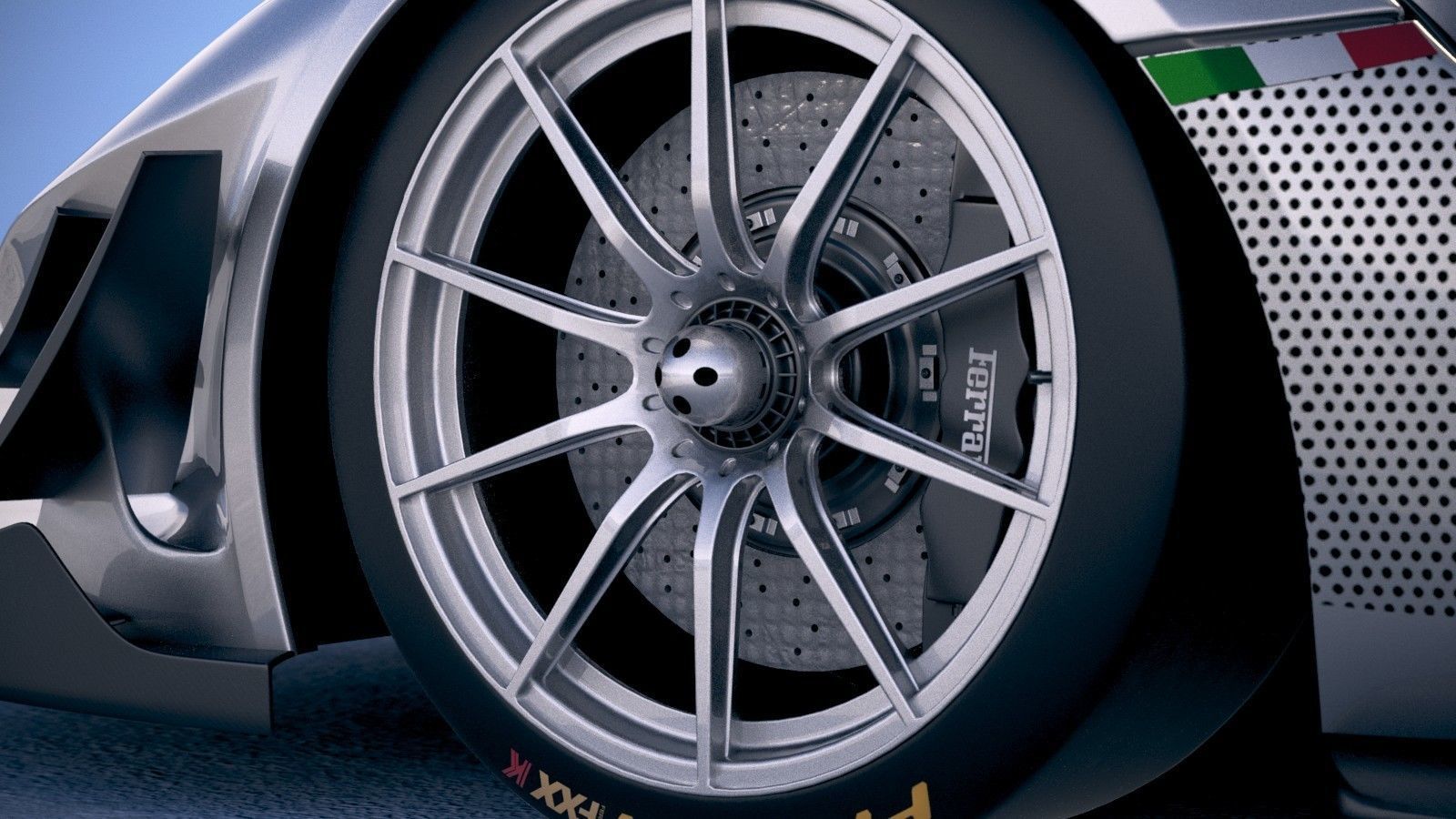 Ferrari FXX K Evo 2018 3D model_14