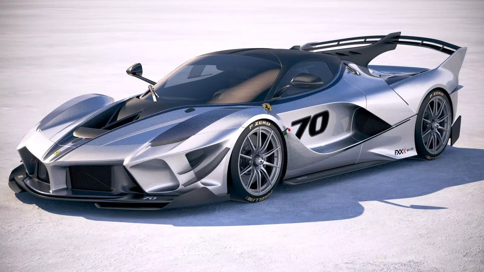 Ferrari FXX K Evo 2018 3D model_0