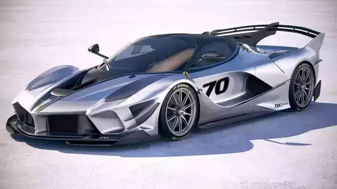 Ferrari FXX K Evo 2018 3D model