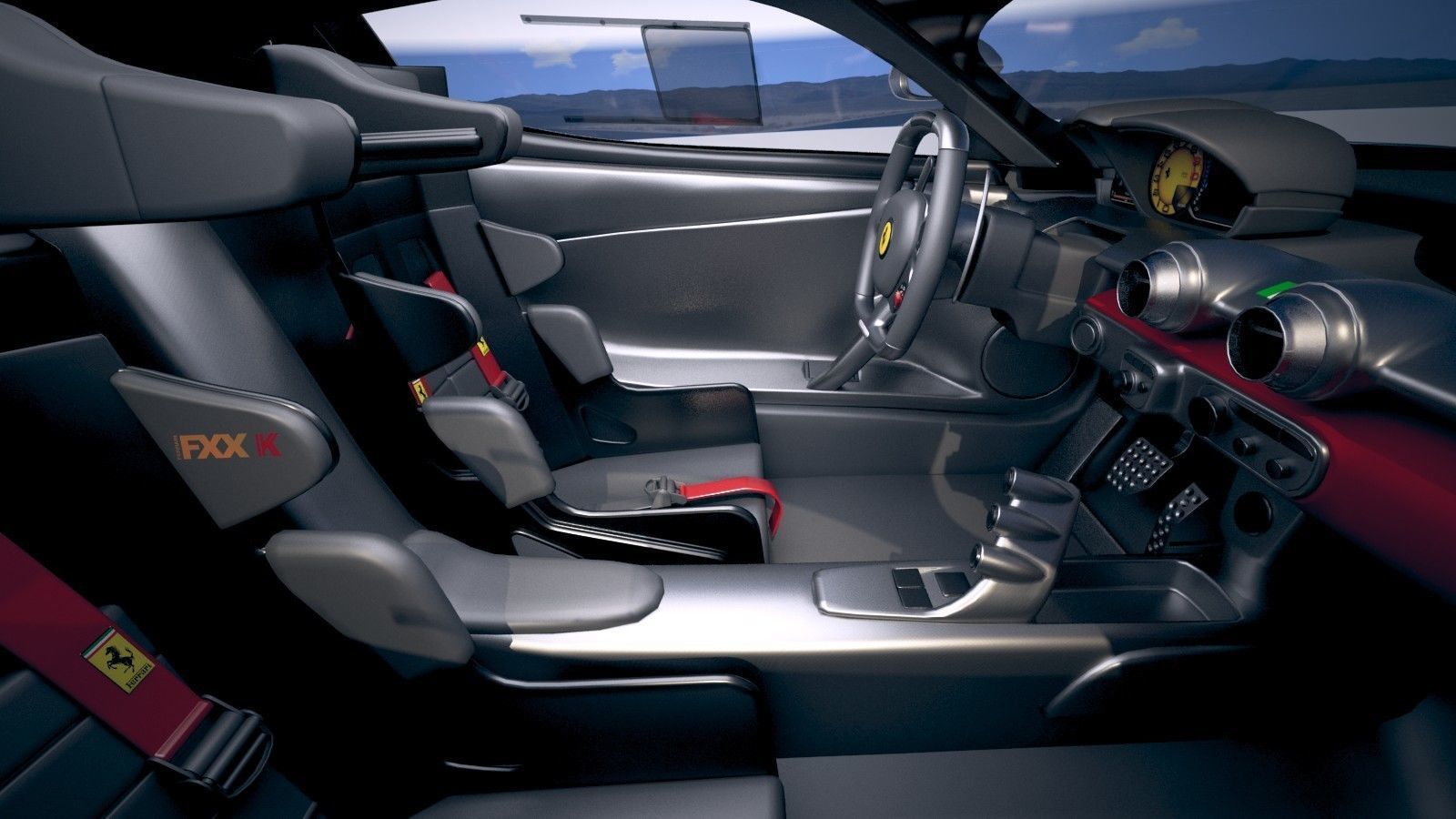 Ferrari FXX K Evo 2018 3D model_23