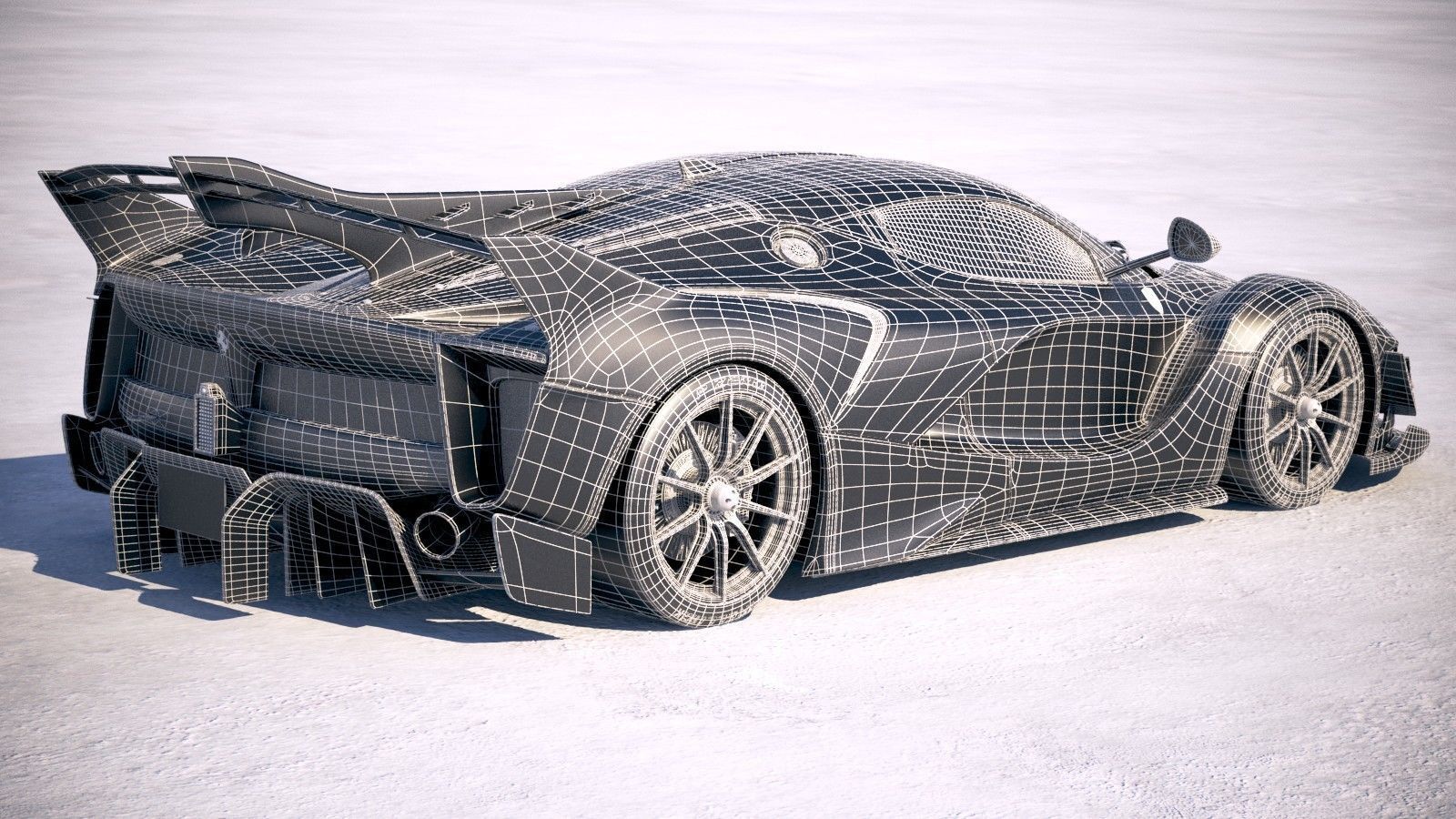 Ferrari FXX K Evo 2018 3D model_27