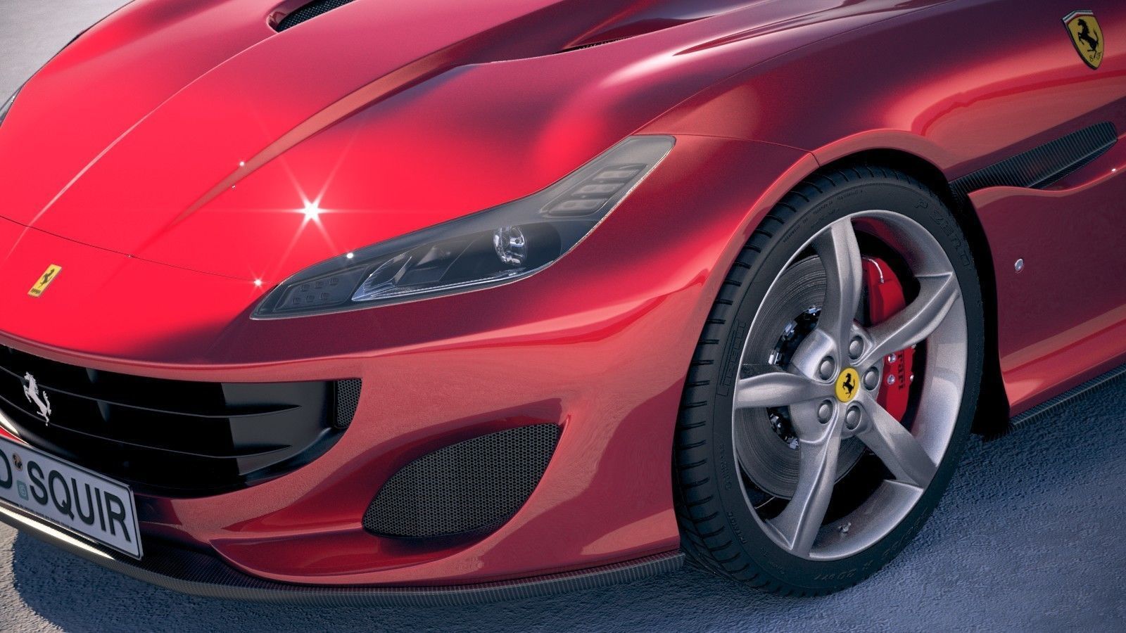 Ferrari Portofino 2018 3D model_2