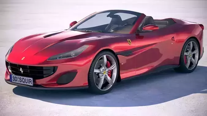 Ferrari Portofino 2018 3D model