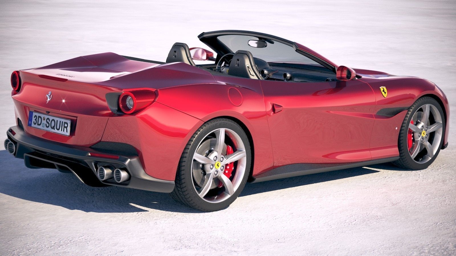 Ferrari Portofino 2018 3D model_4