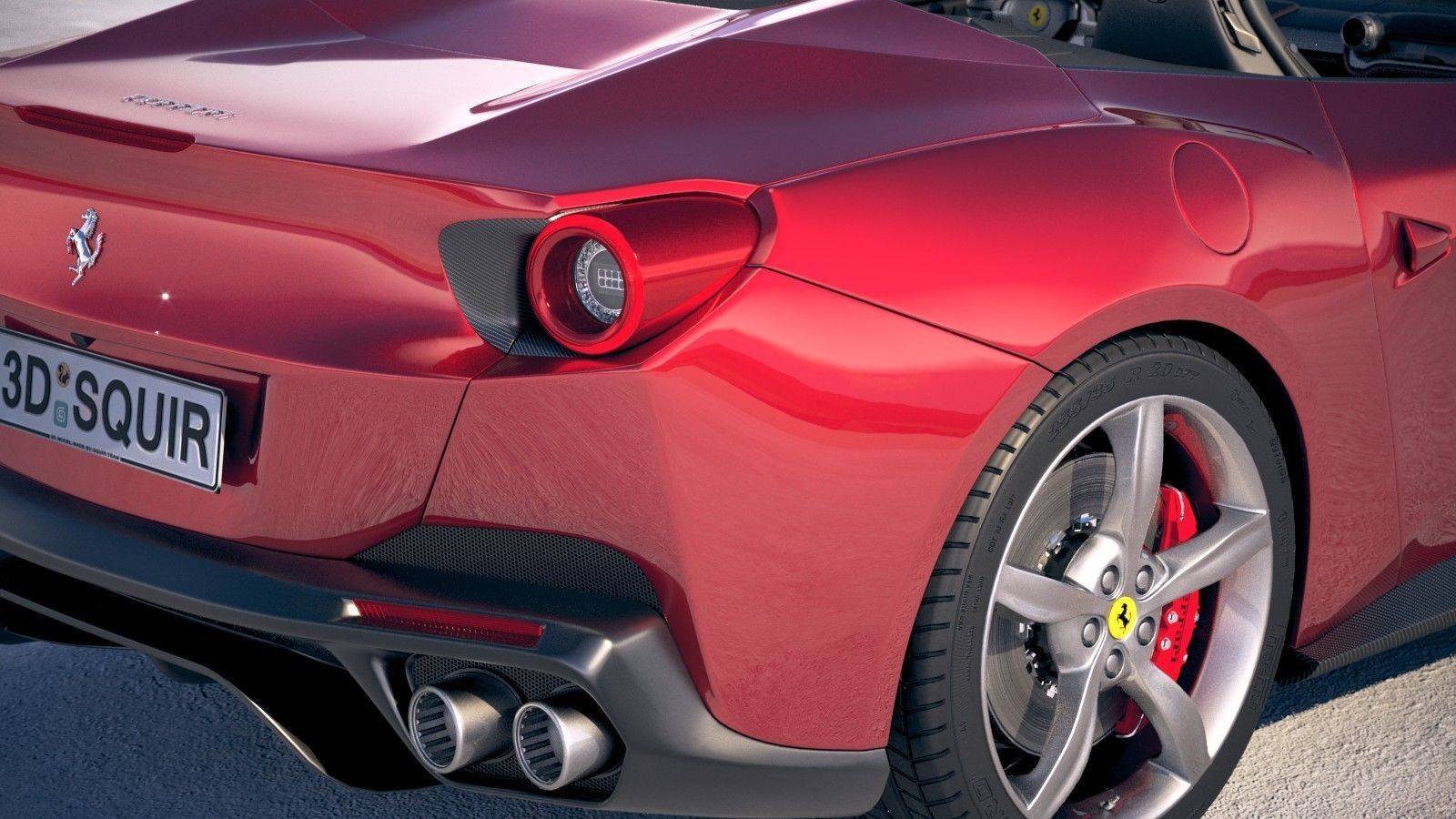 Ferrari Portofino 2018 3D model_3