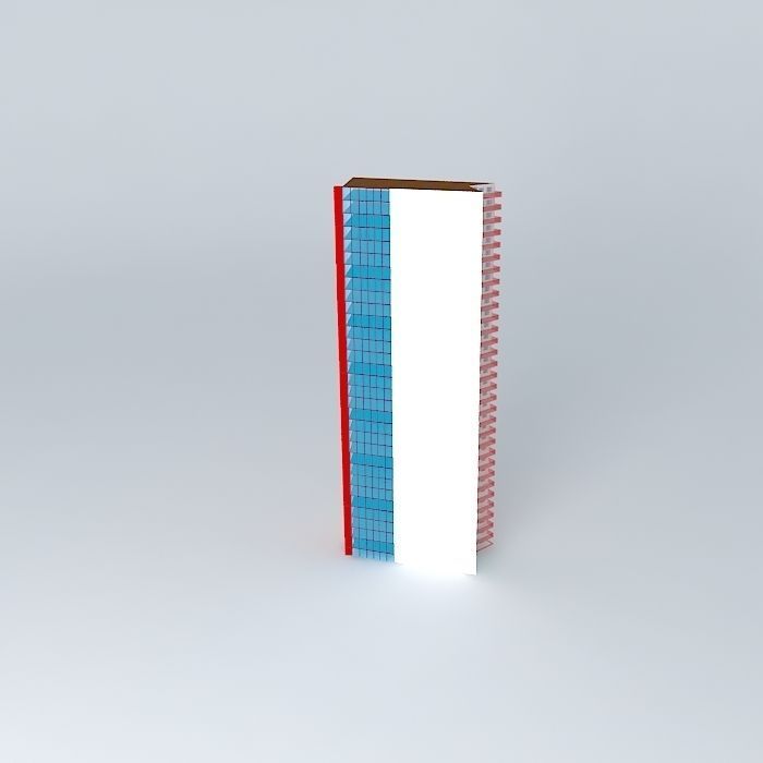 The Banbooda paper tower Free 3D model_1