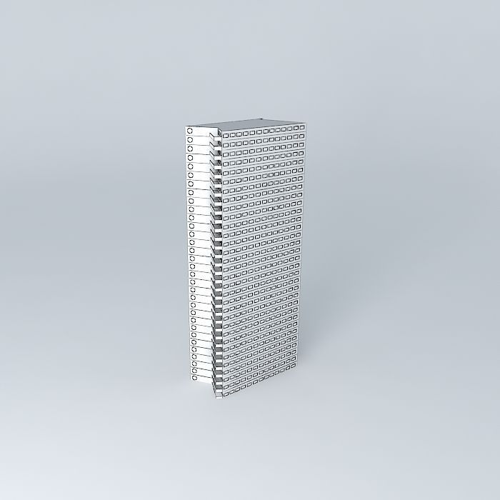 The Banbooda paper tower Free 3D model_3