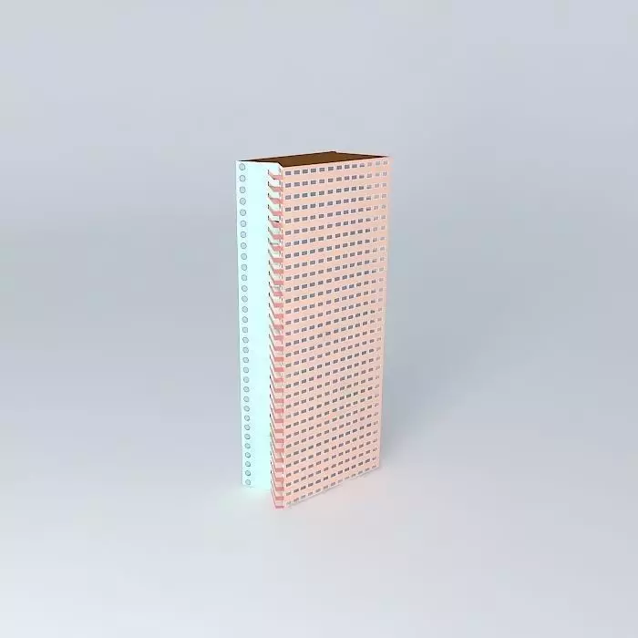 The Banbooda paper tower Free 3D model_0