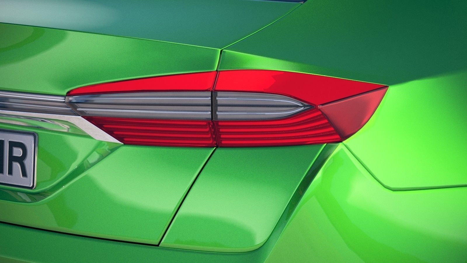 Generic Electric Sedan 2 2017 3D model_16