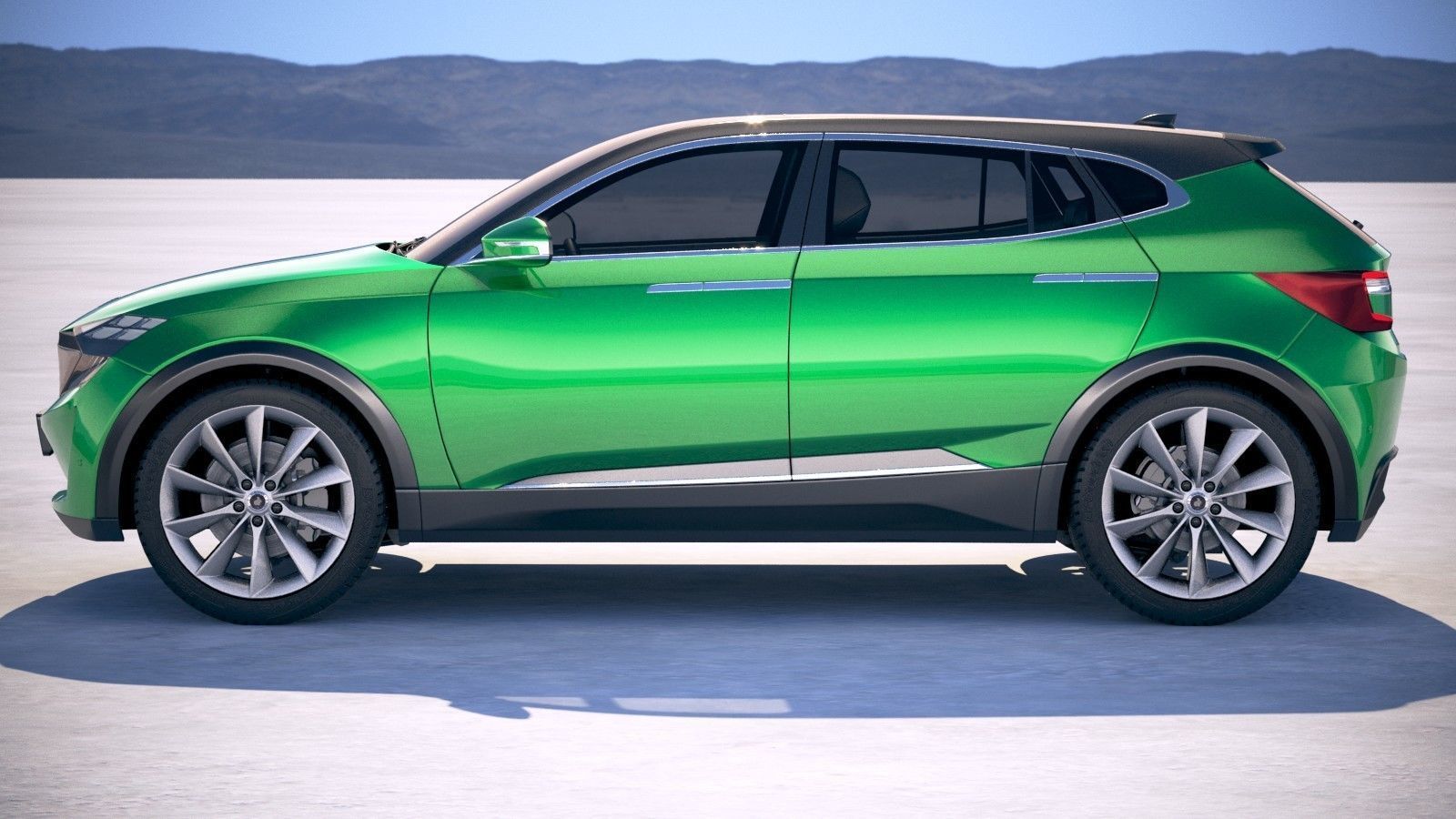 Generic Electric SUV Crossover 2018 3D model_6