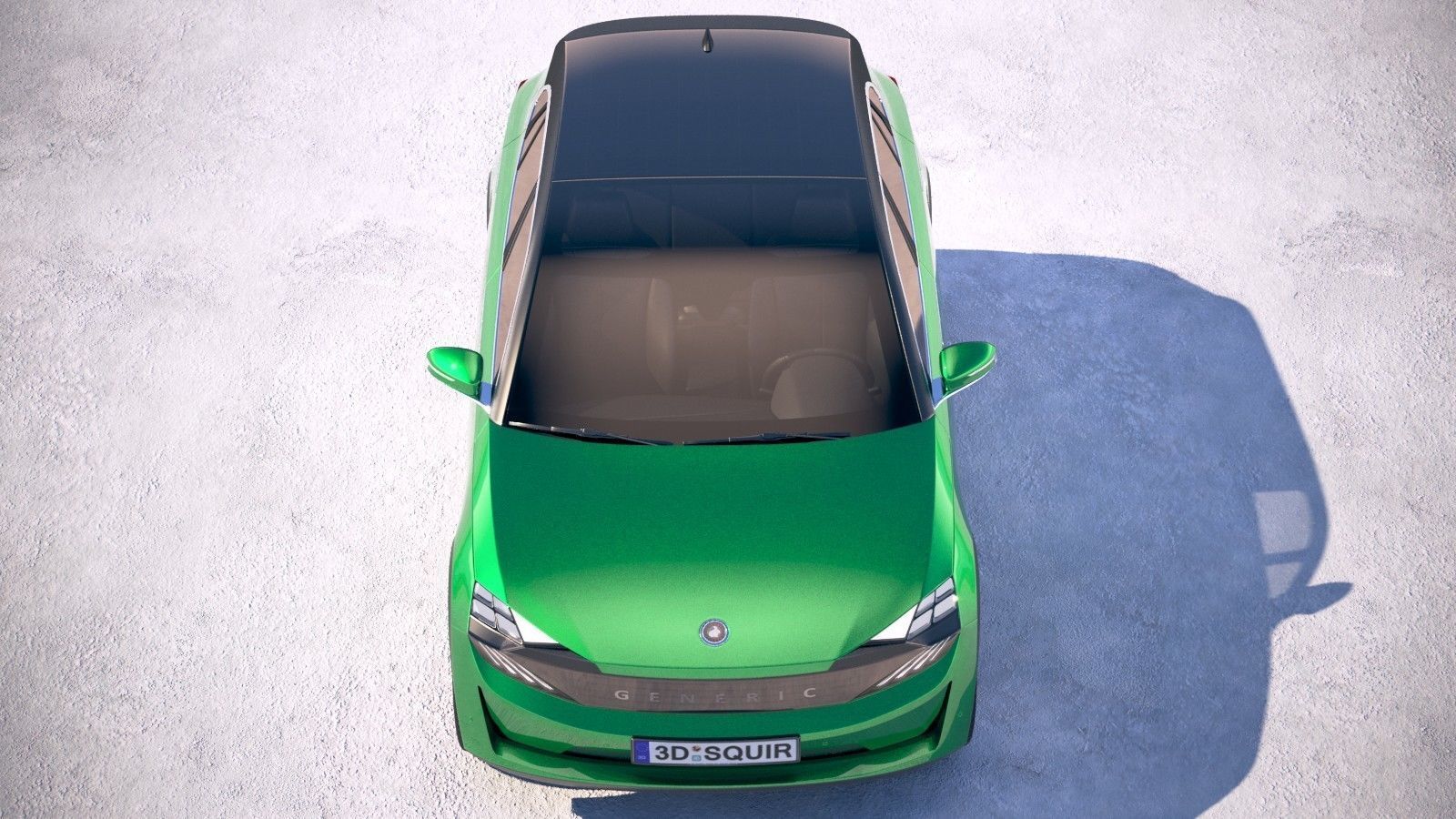 Generic Electric SUV Crossover 2018 3D model_8