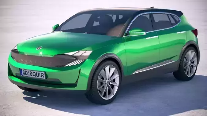 Generic Electric SUV Crossover 2018 3D model