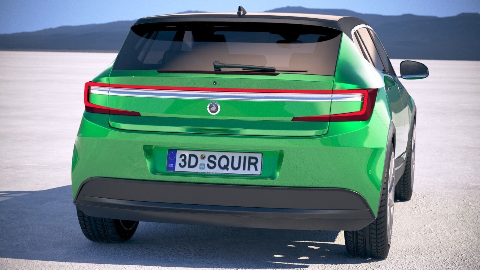 Generic Electric SUV Crossover 2018 3D model_5