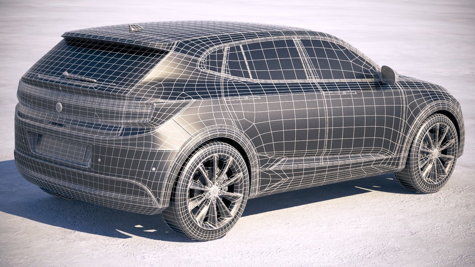 Generic Electric SUV Crossover 2018 3D model_20