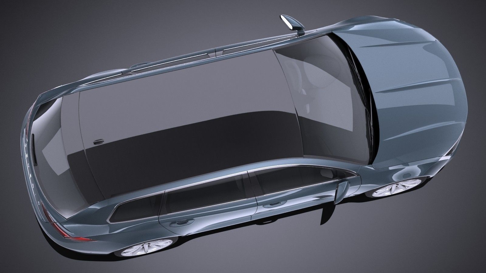 Generic estate wagon v2 2017 3D model_7