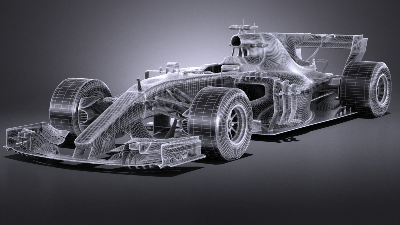 Generic F1 2017 3D model_15