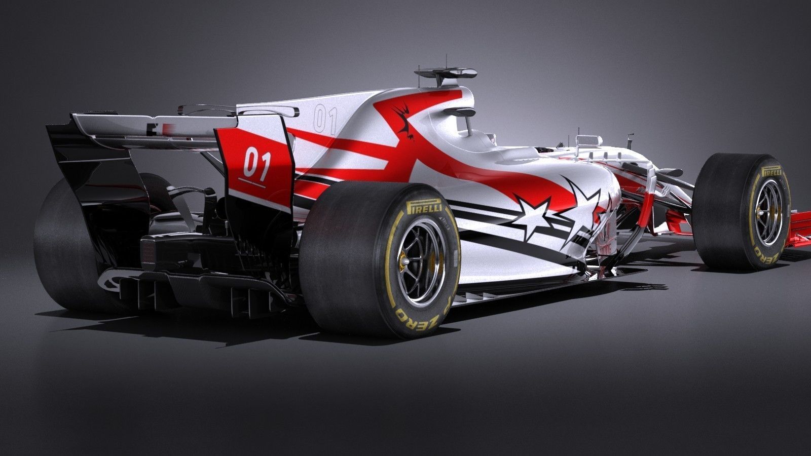 Generic F1 2017 3D model_5