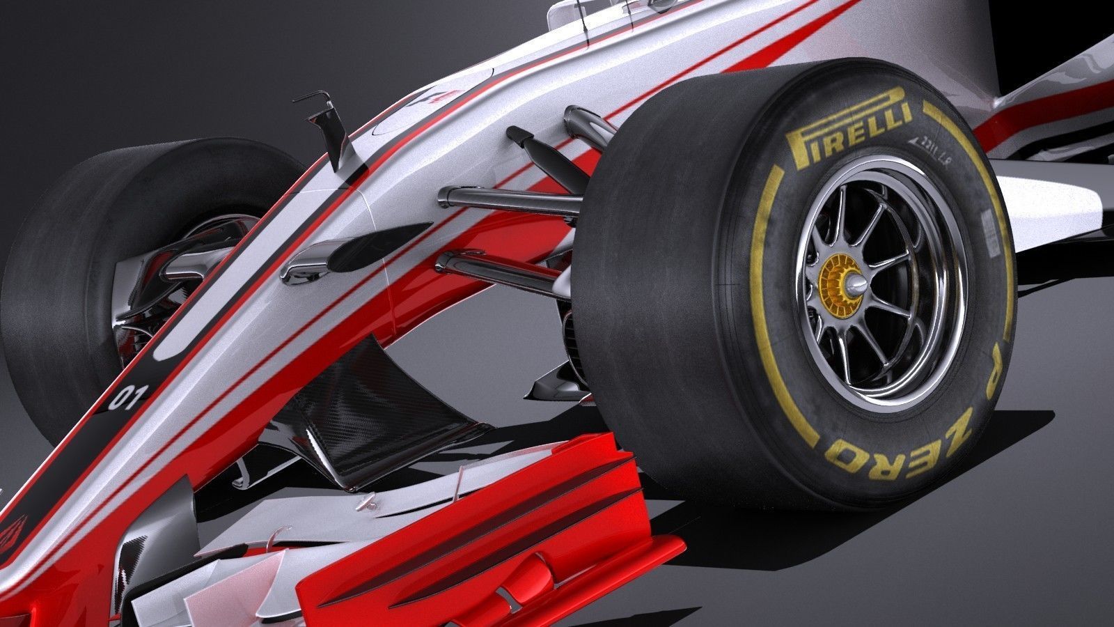 Generic F1 2017 3D model_2