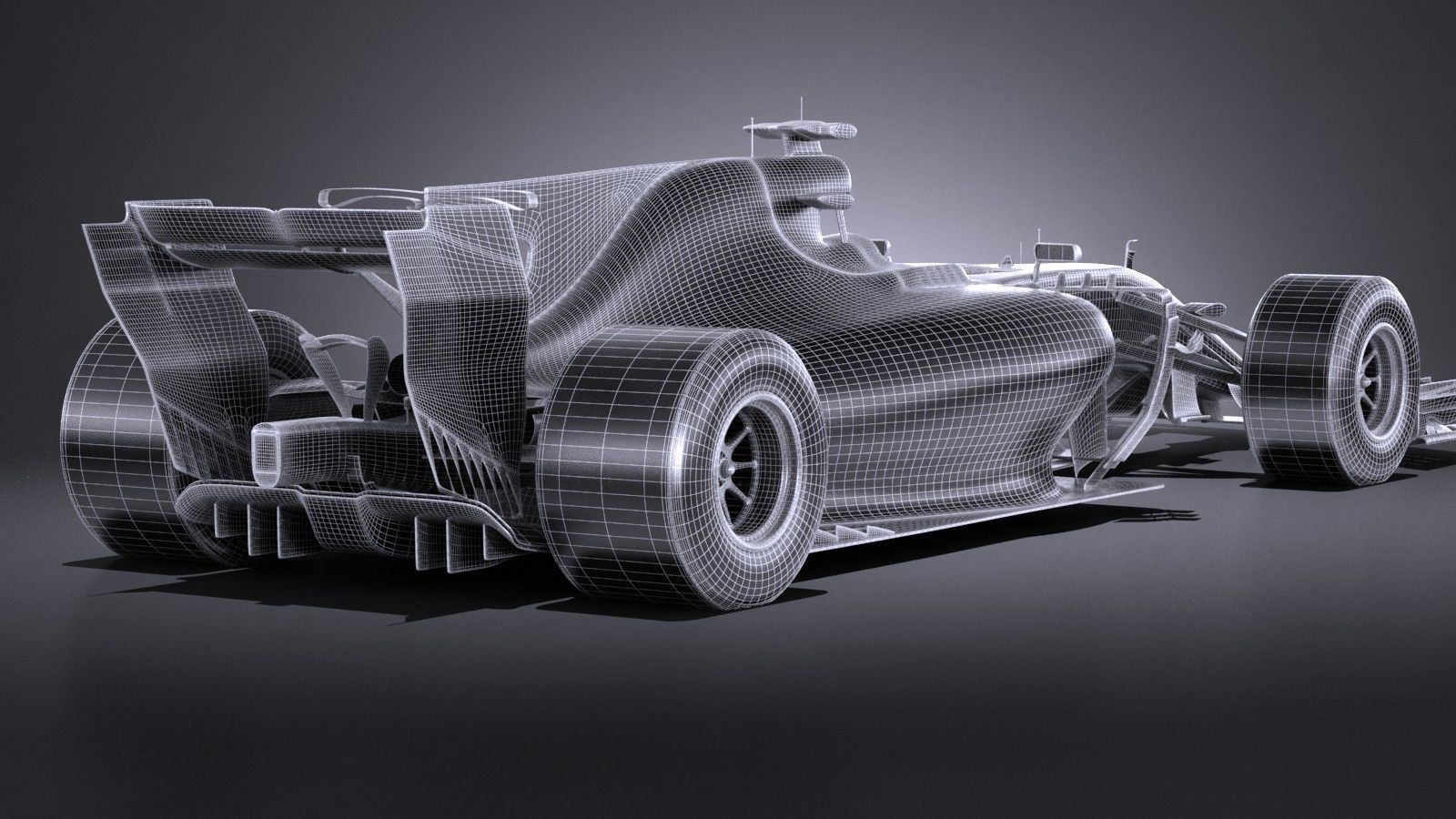 Generic F1 2017 3D model_16