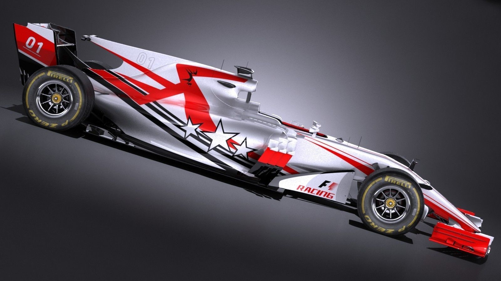 Generic F1 2017 3D model_6