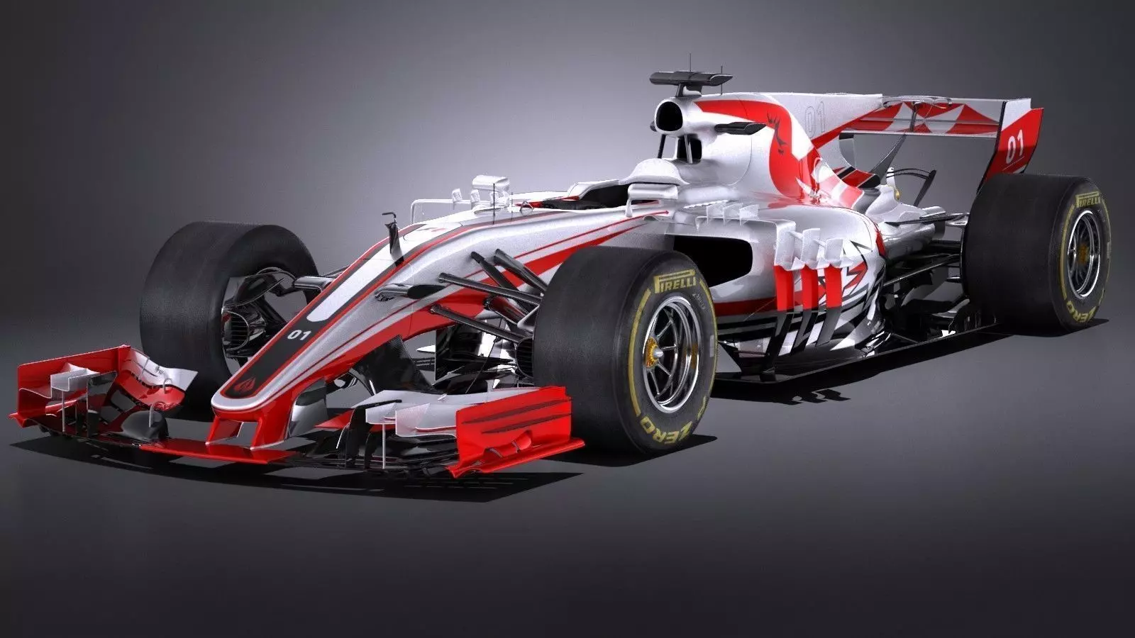 Generic F1 2017 3D model_0