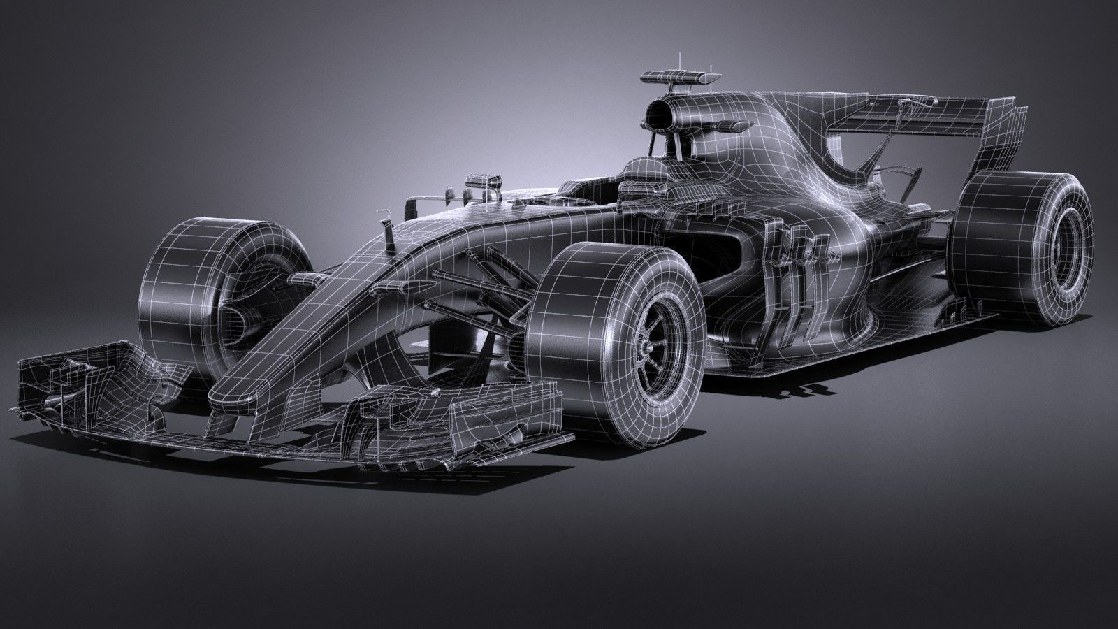 Generic F1 2017 3D model_17