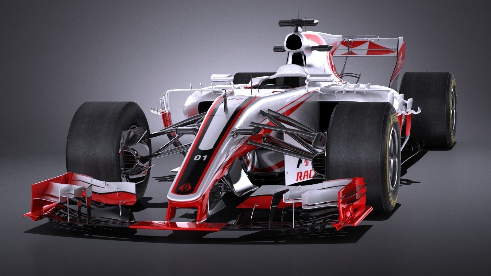 Generic F1 2017 3D model_1