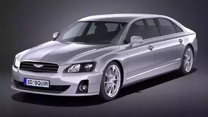 LowPoly Generic Limousine 2016