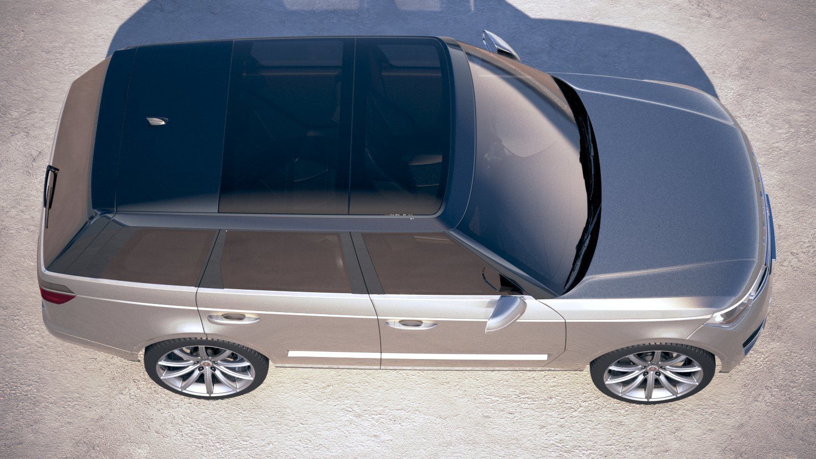 Generic Luxury SUV 2018 3D model_7