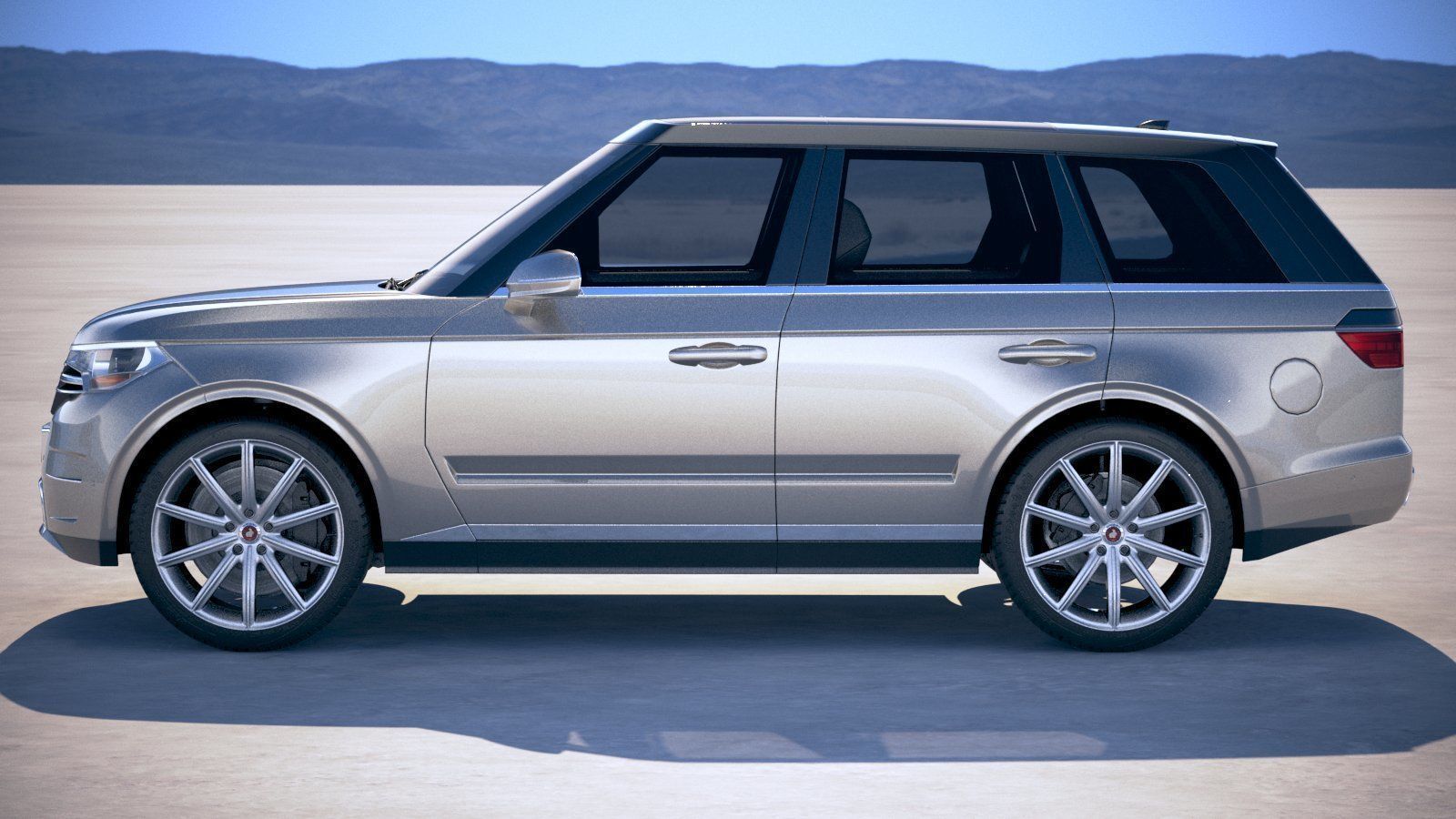 Generic Luxury SUV 2018 3D model_6