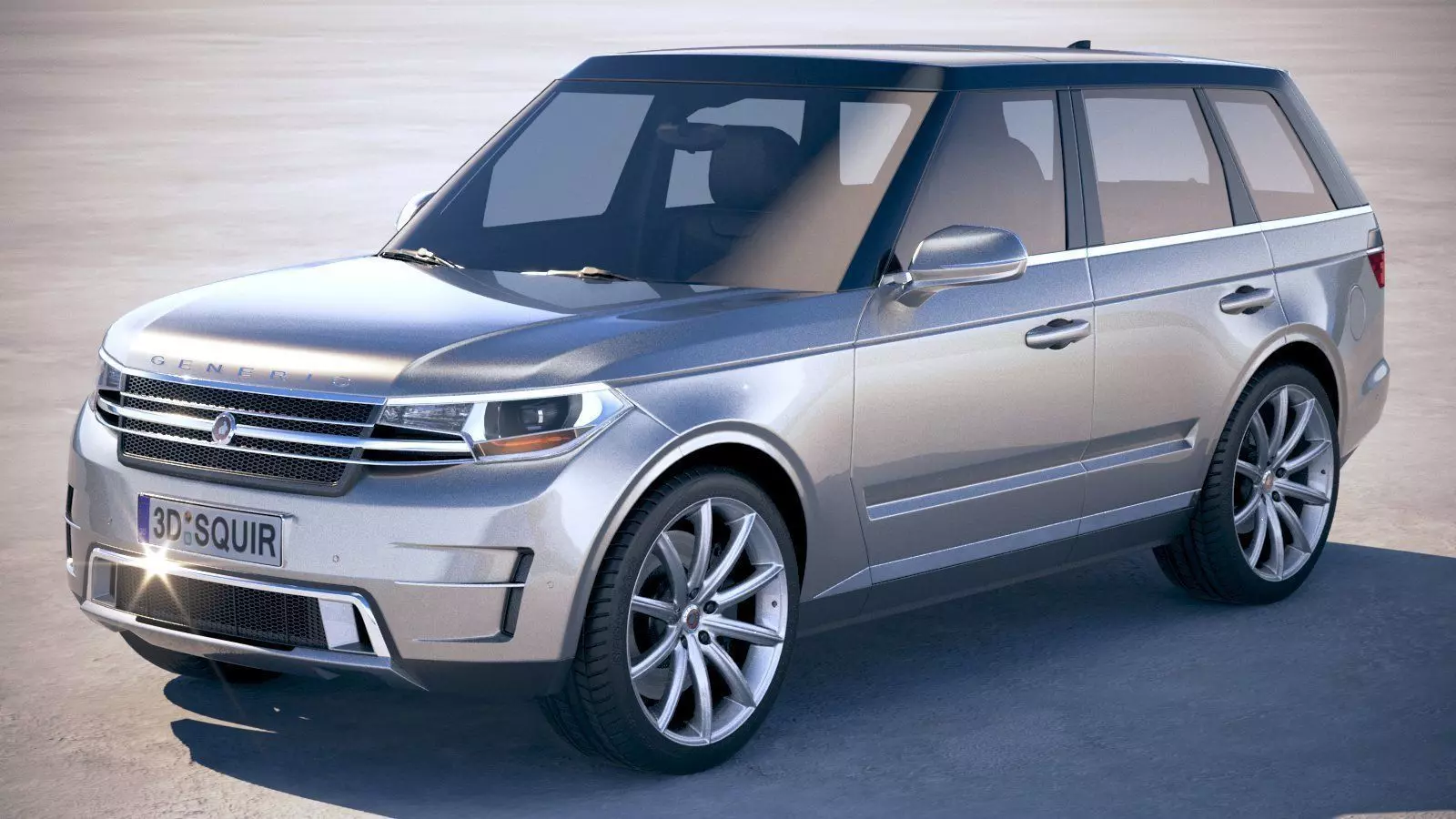 Generic Luxury SUV 2018 3D model_0